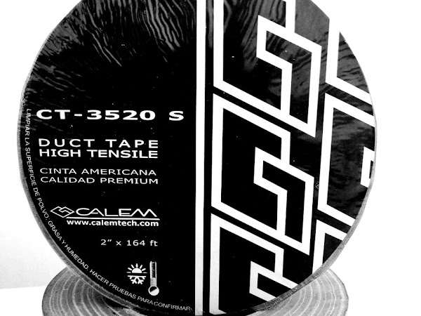 Cinta adhesiva para Ducto Negra y Gris